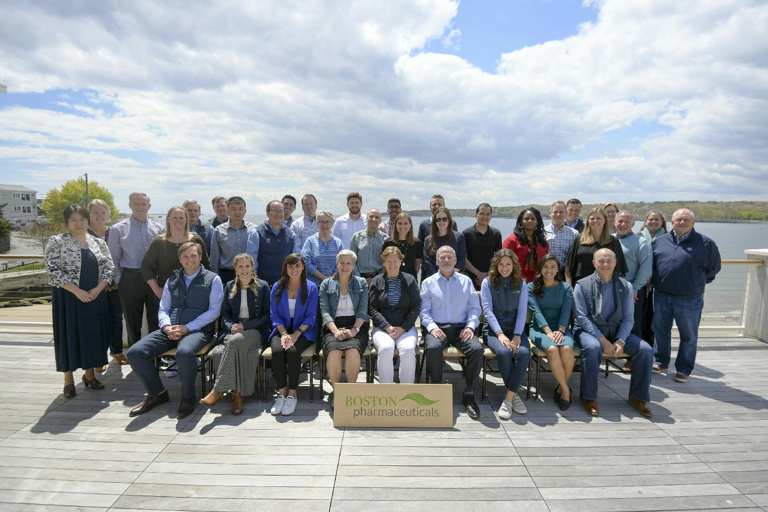 Boston Pharmaceuticals Team Photo at our 2019 Offsite Retreat