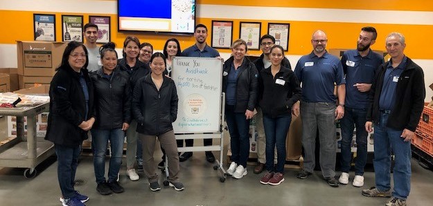 Volunteering at the Second Harvest Food Sort