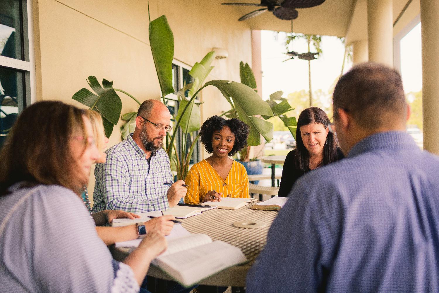 Our team members build community with our strong culture of praying for one another and our members.