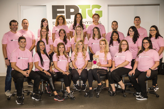 EPTG before our breast cancer walk in our pink for October!