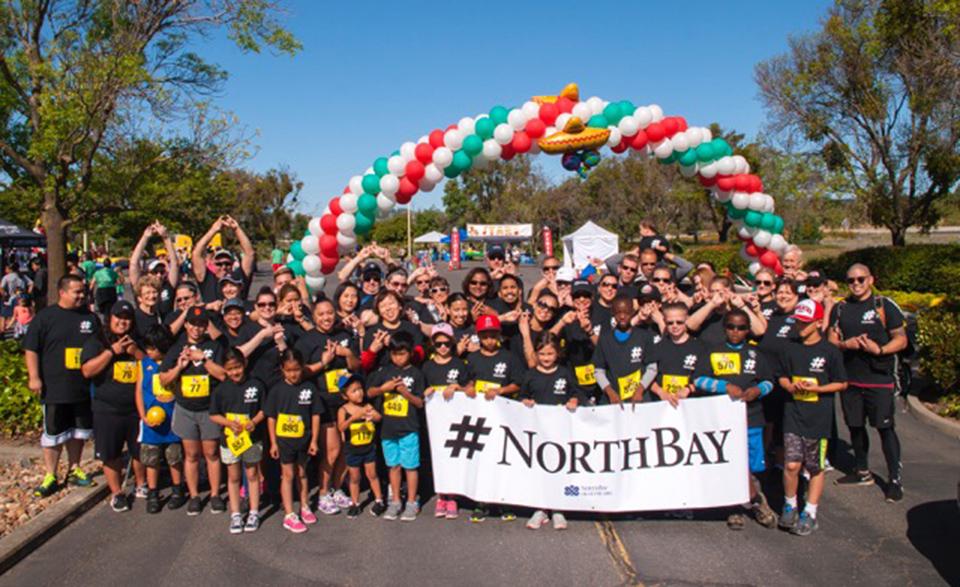 NorthBay Healthcare fielded a team of more than 200 runners and walkers for the Cinco K event, which benefitted the local Police Activites League.